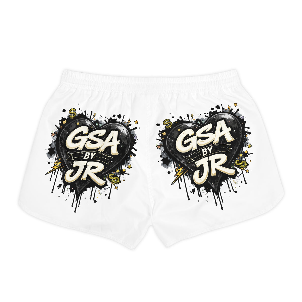 White Casual Shorts