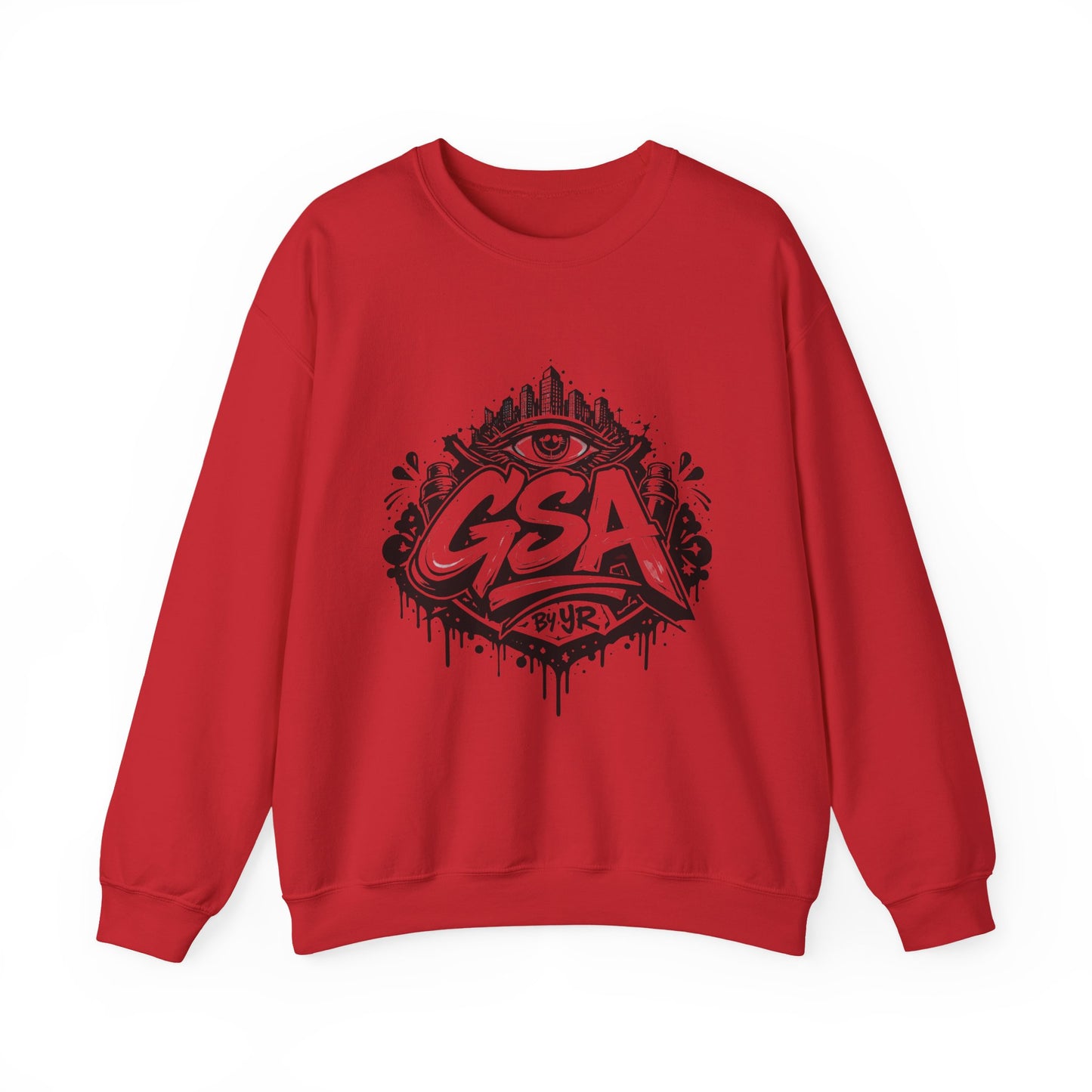 GSA BY JR Graffiti Eye Streetwear Crewneck