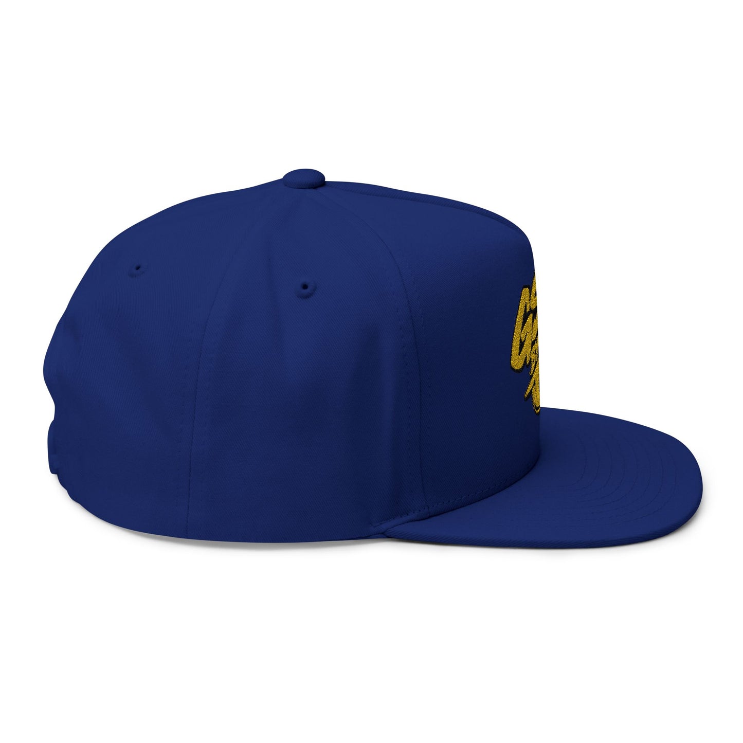 Yellow Graffiti Flat Bill Cap