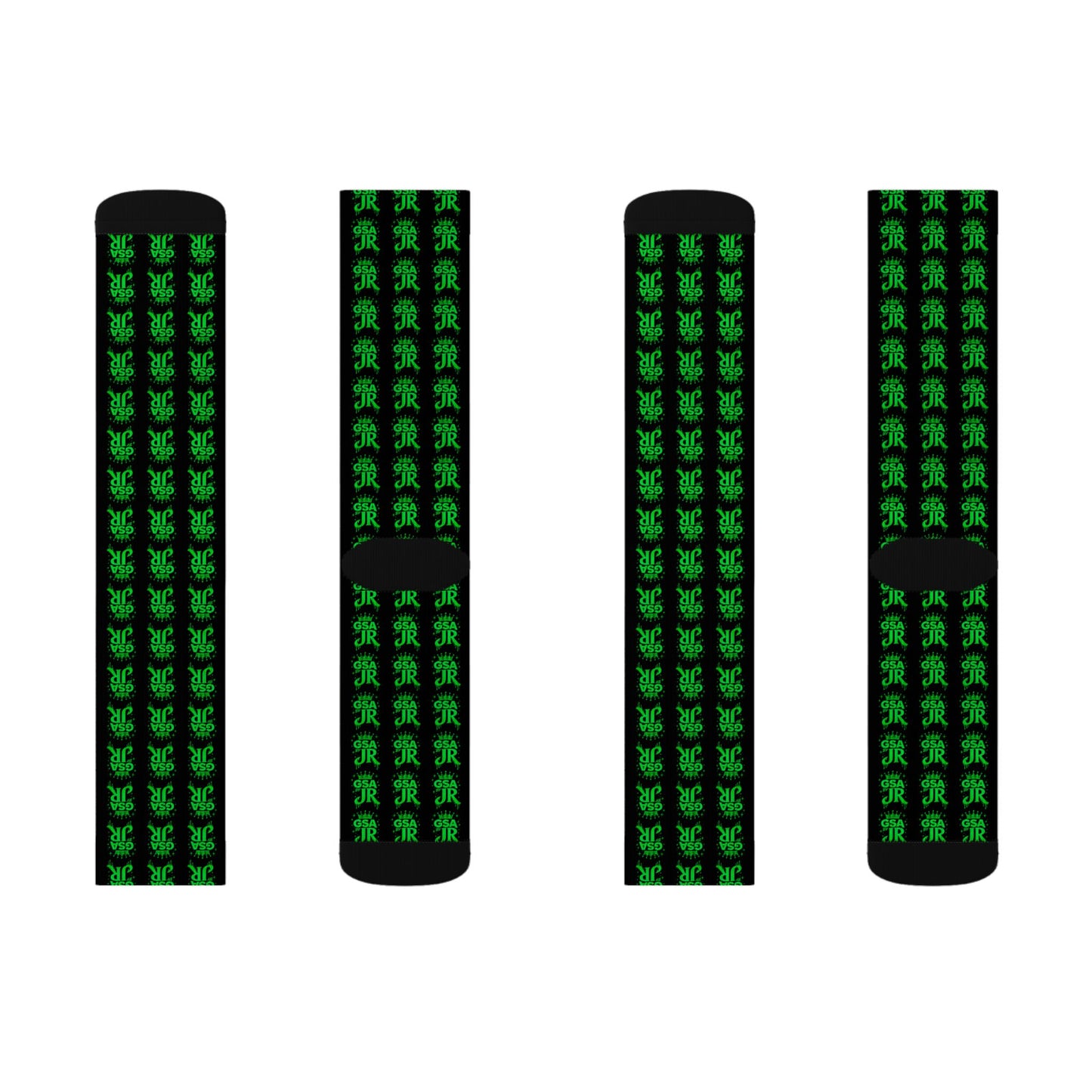 Green Crew Socks