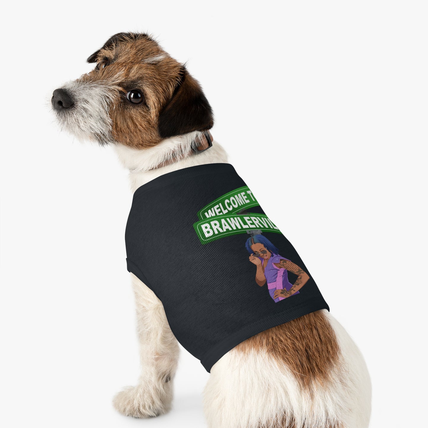 Britany Kay "Welcome to Brawlerville" Pet T-shirts