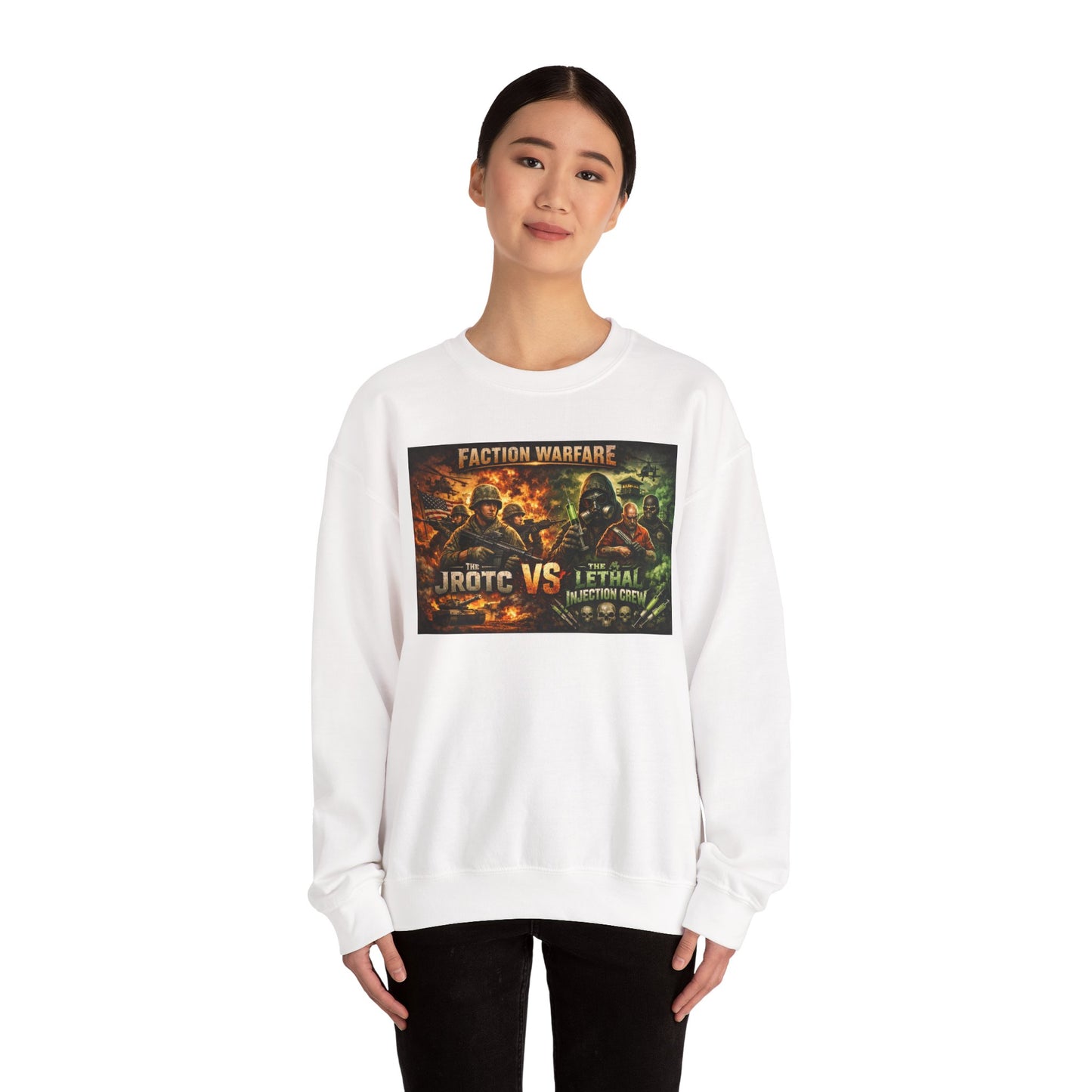 THE JROTC ' WARFARE SWEATSHIRT