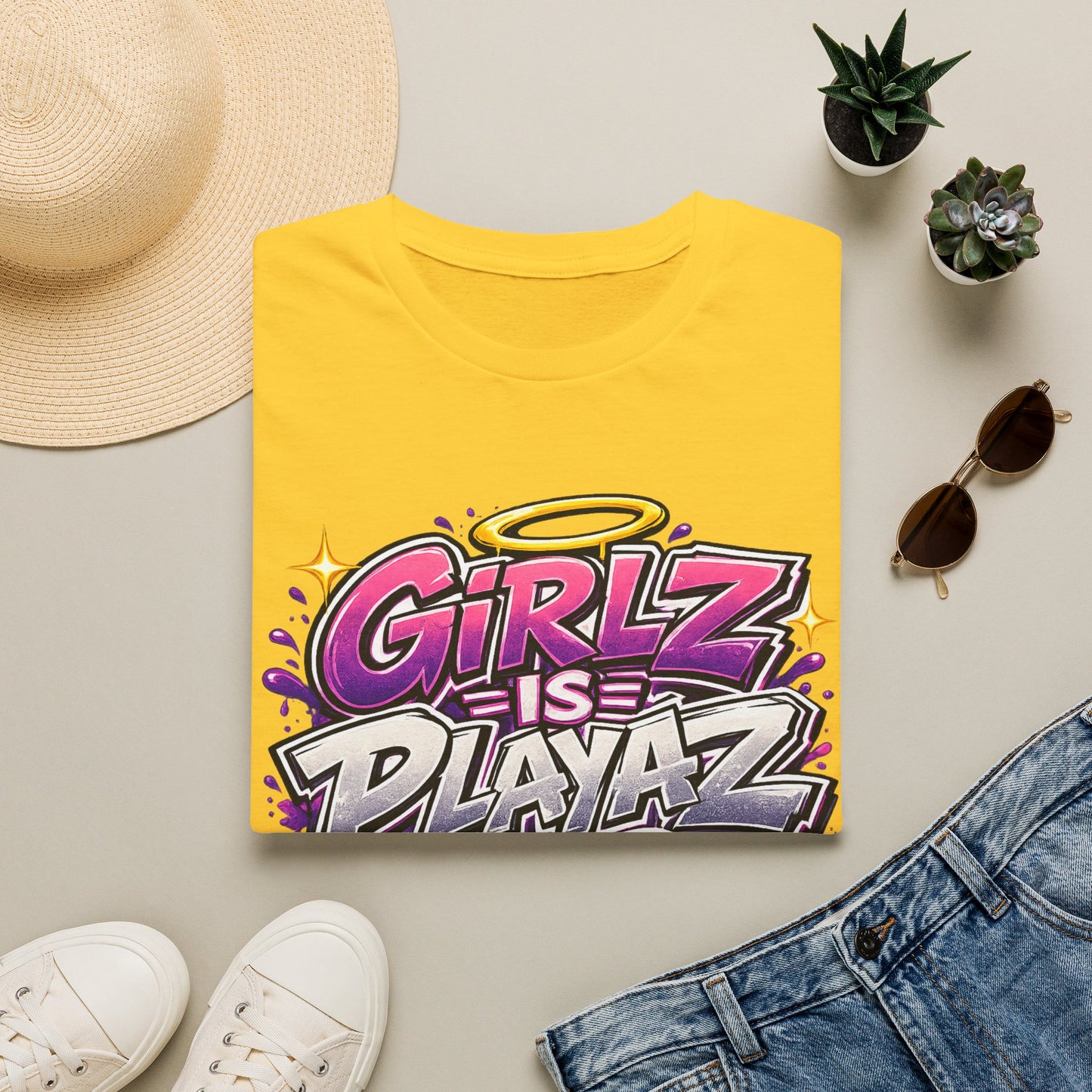 Girlz Is Playaz Too ' Softstyle Tee
