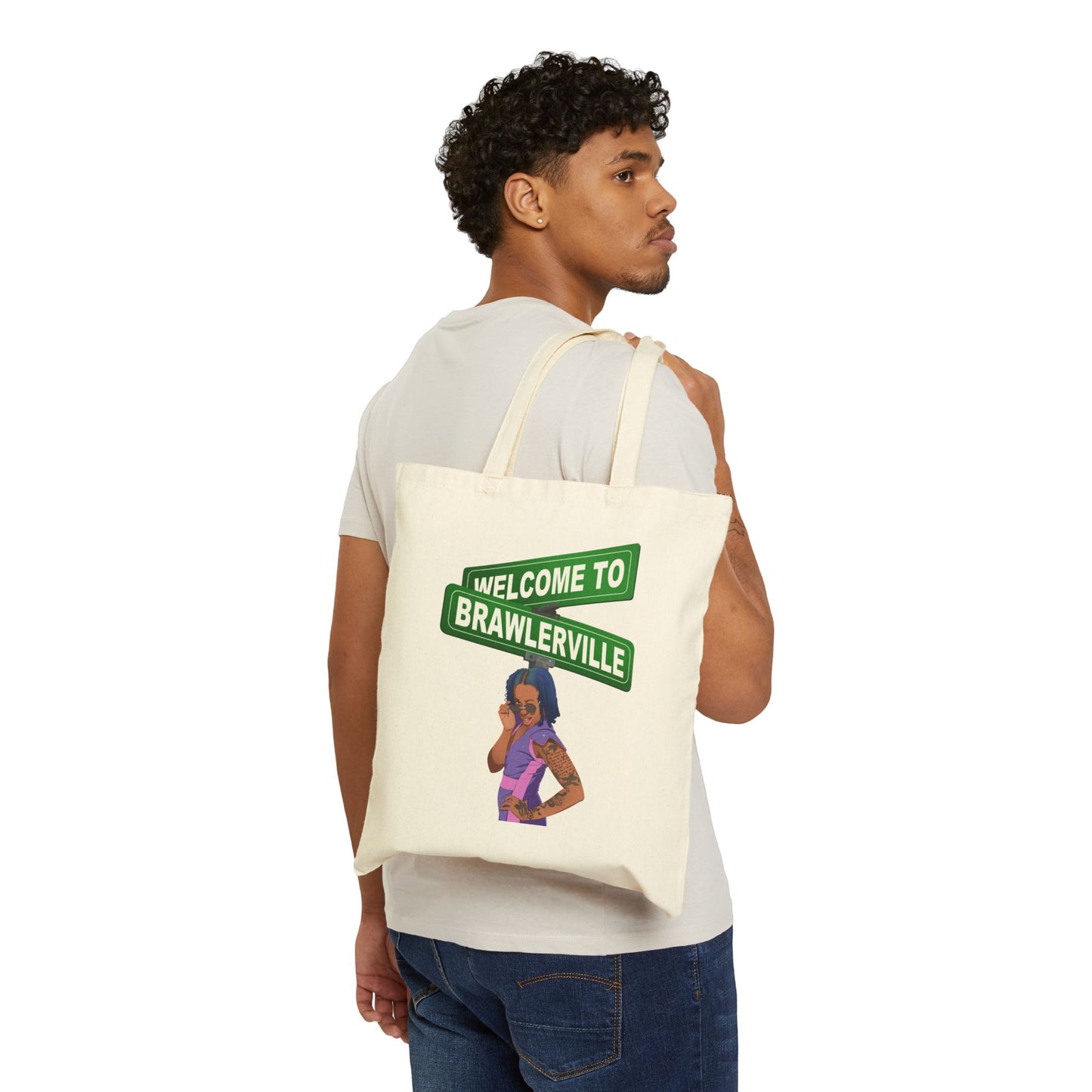 Britany Kay "Welcome to Brawlerville" Tote Bag