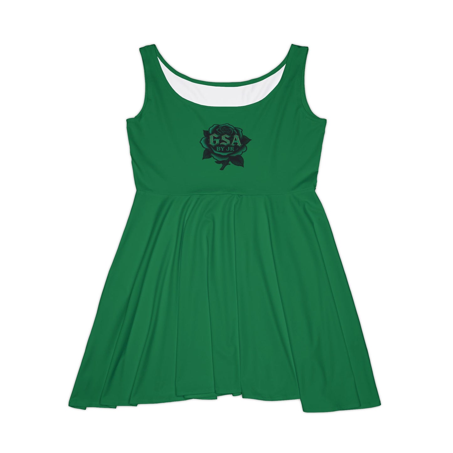GSA BY JR Green Women's Skater Dress