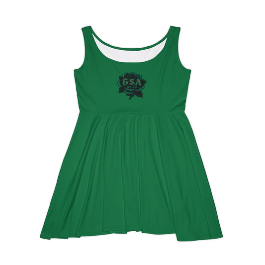 GSA BY JR Green Women's Skater Dress