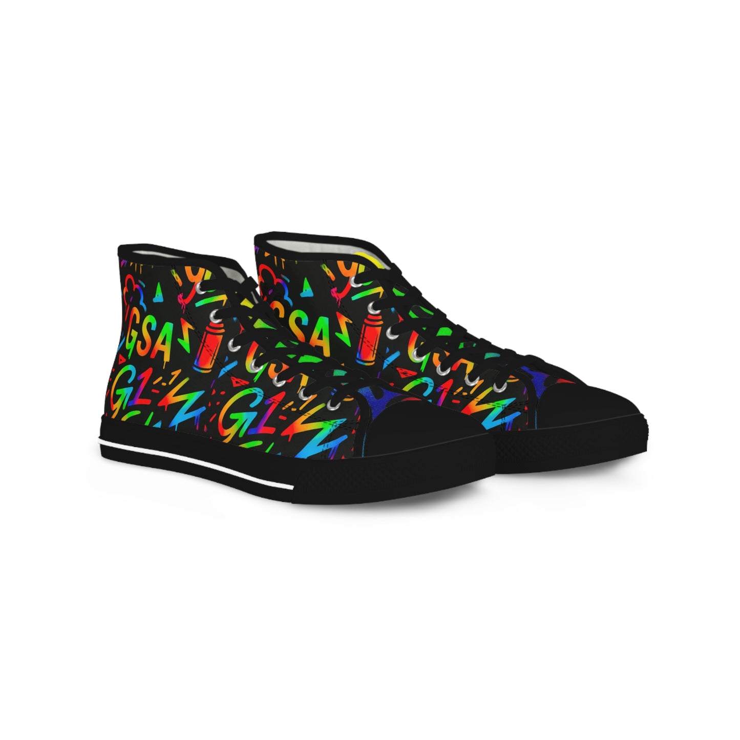 GSA G1 High Top Sneakers- Rainbow