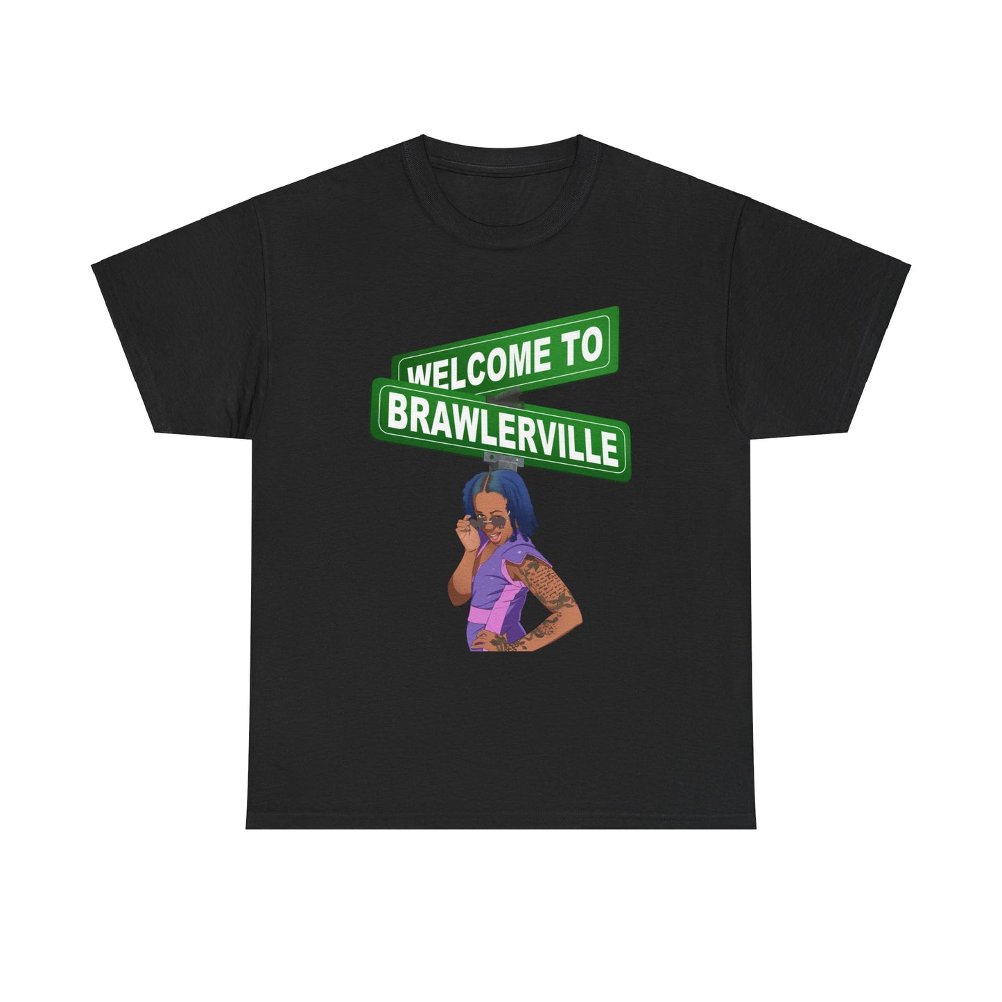 Britany Kay "Welcome to Brawlerville" T-shirt