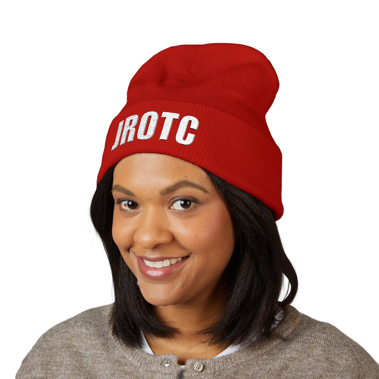 THE JROTC Signature Beanie ( Embroidered )