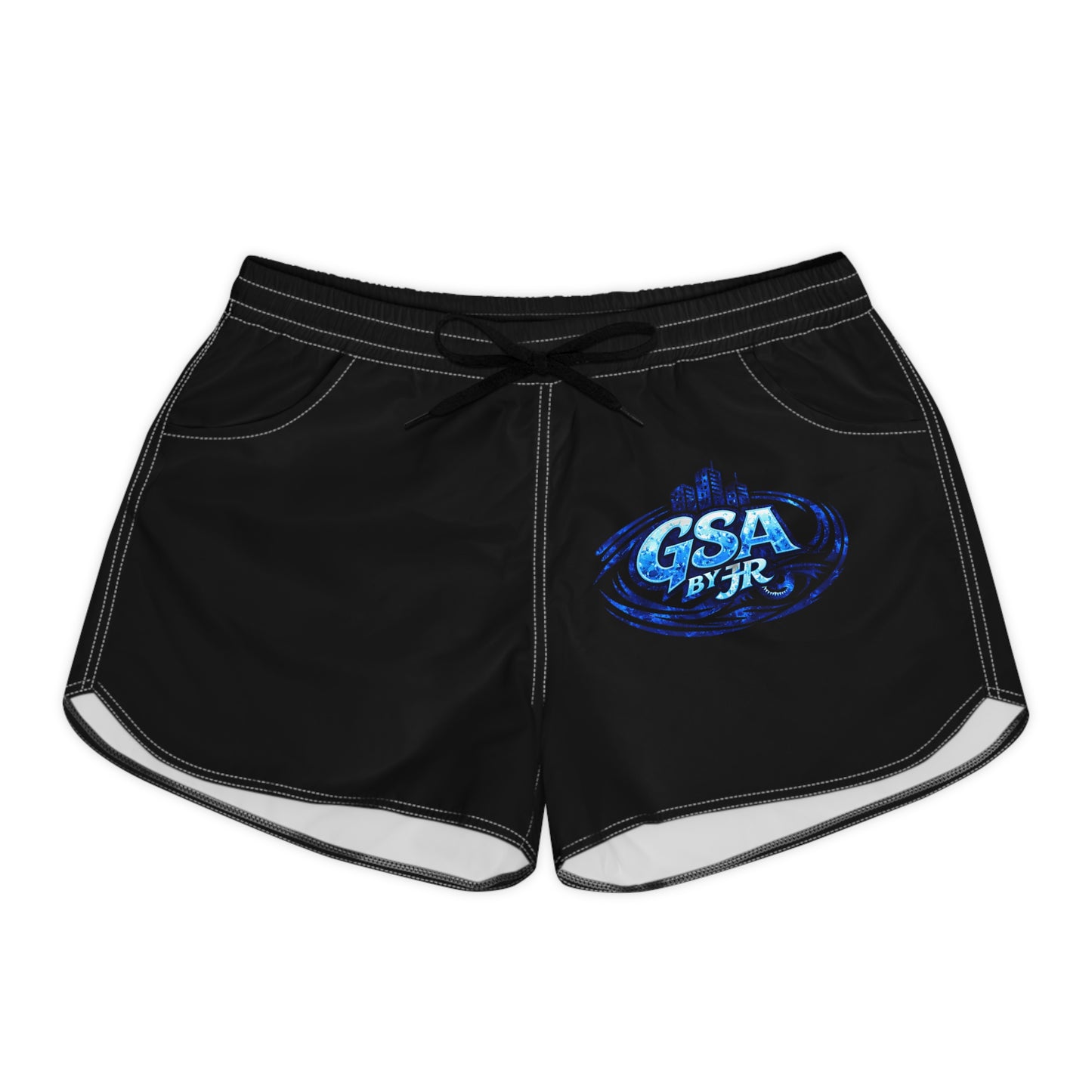 Blue Casual Shorts