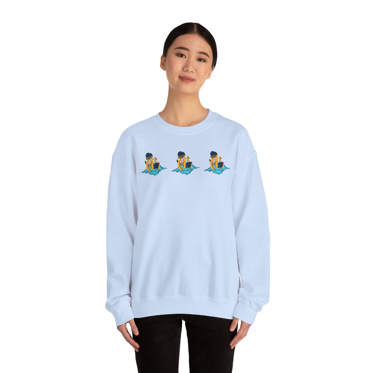 Godly Sweatshirt ( Blue/ Yellow )