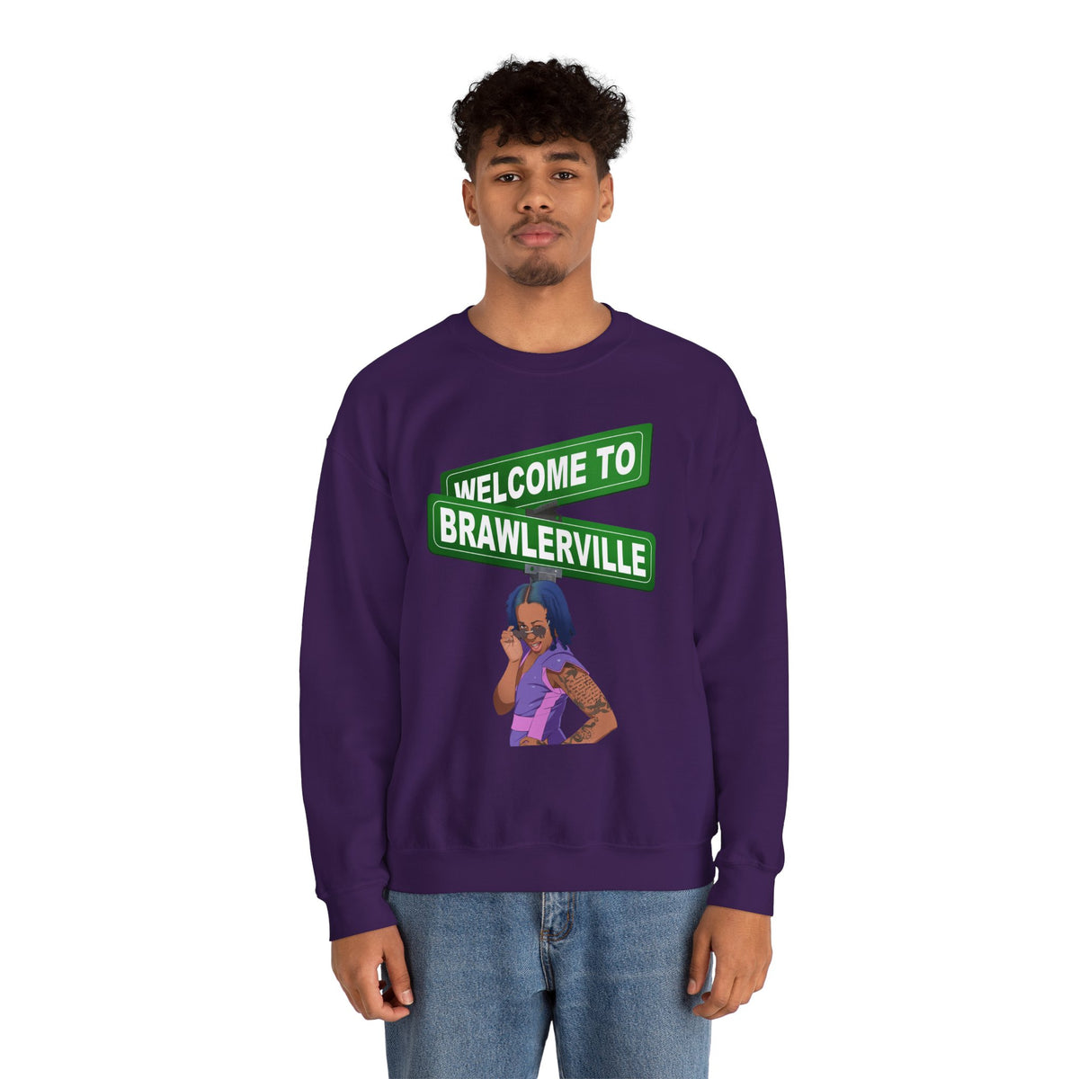 Welcome to Brawlerville ' Sweatshirt