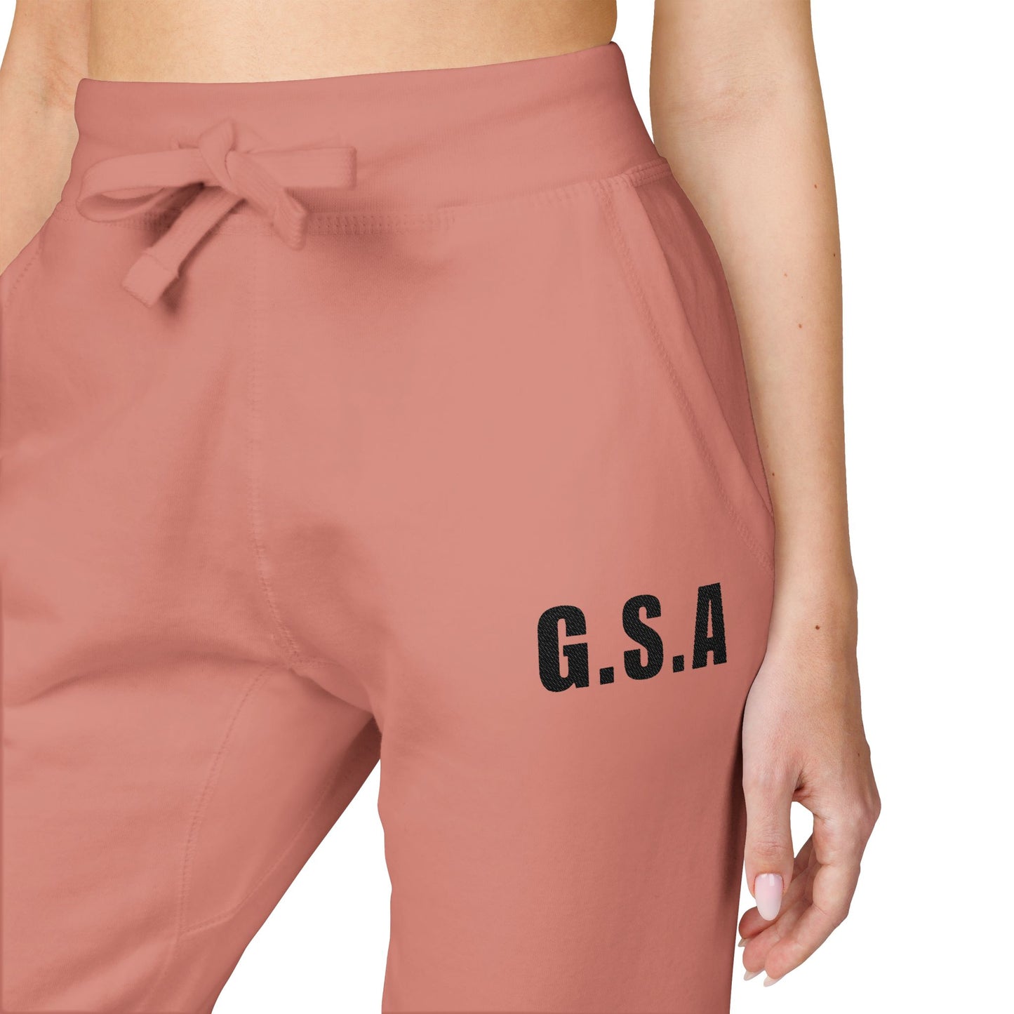 GSA BY JR Embroidered Fleece Sweatpants