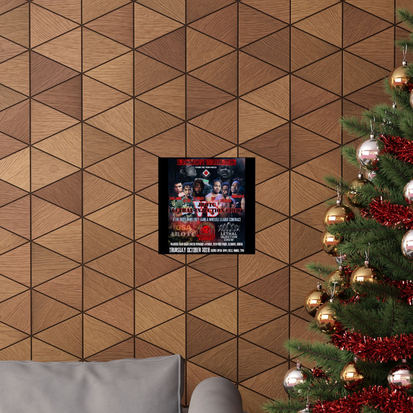 THE JROTC VS LIC POSTER ( Multiverse Kombat ) - Version 2