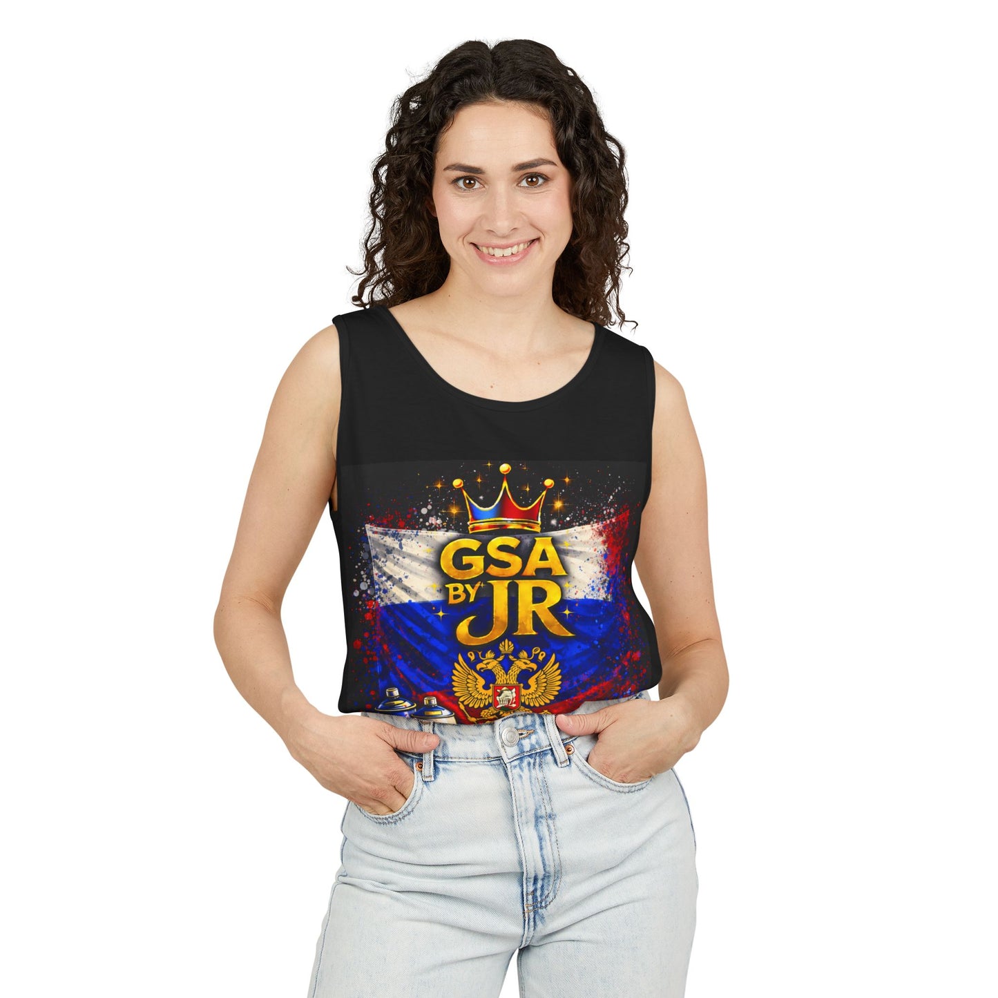 GSA BY JR Russian Pride Graphic Tank Top