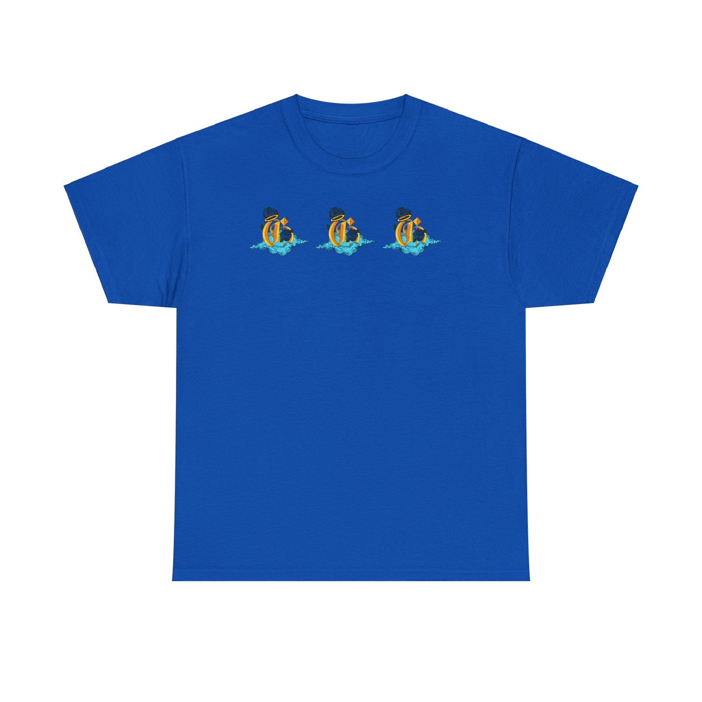 Godly Tee ( Blue/ Yellow )