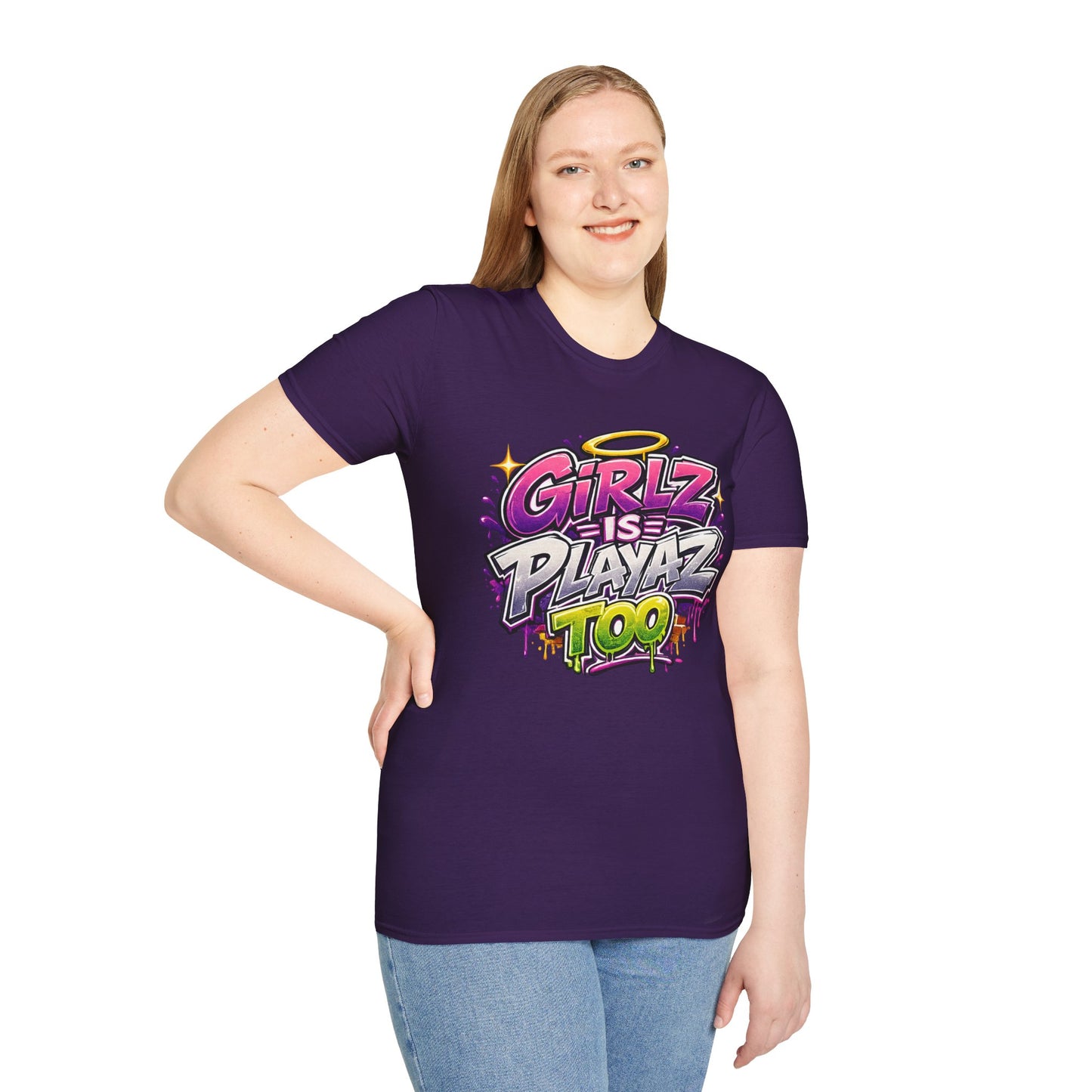Girlz Is Playaz Too ' Softstyle Tee