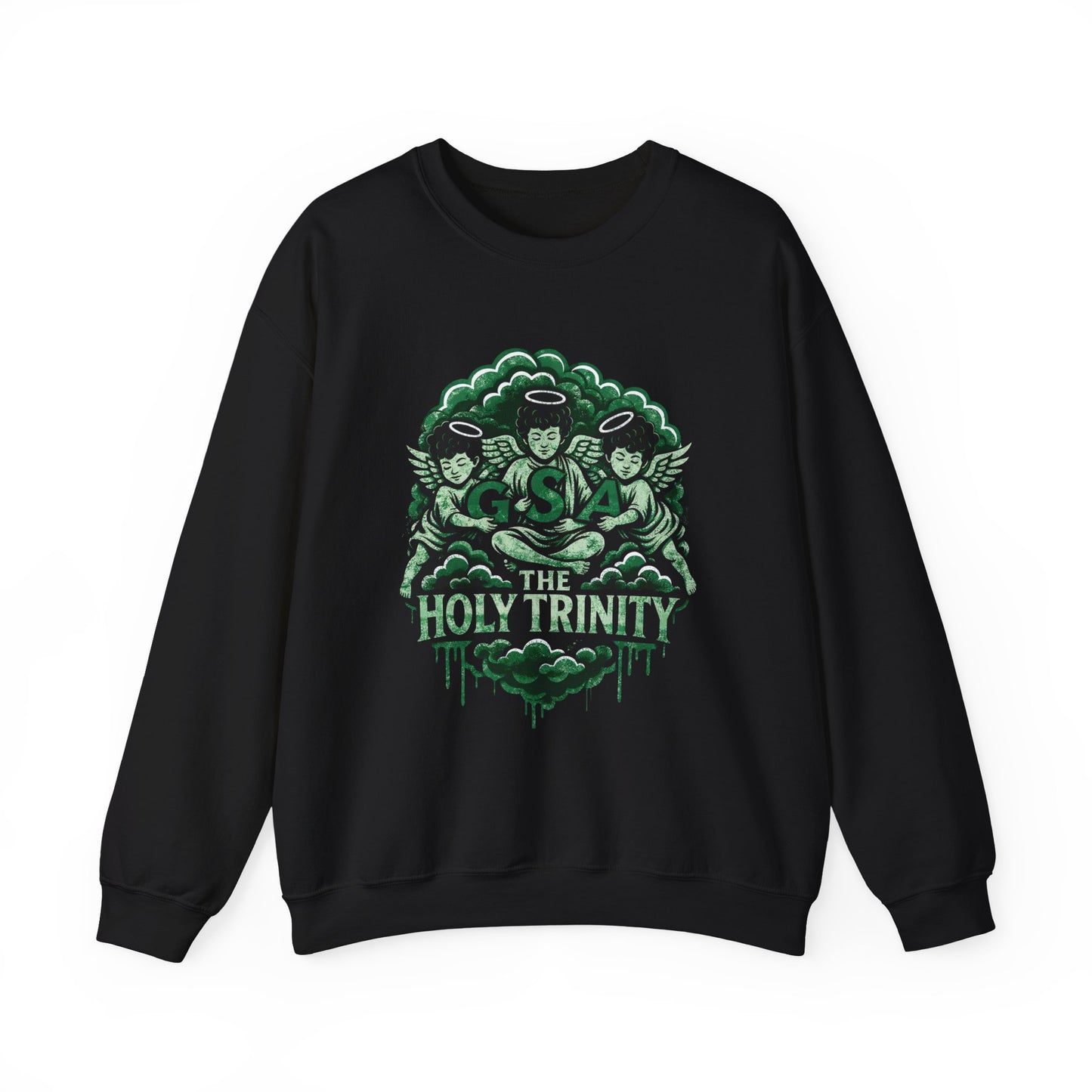 Holy Trinity Sweatshirt - Green & Black