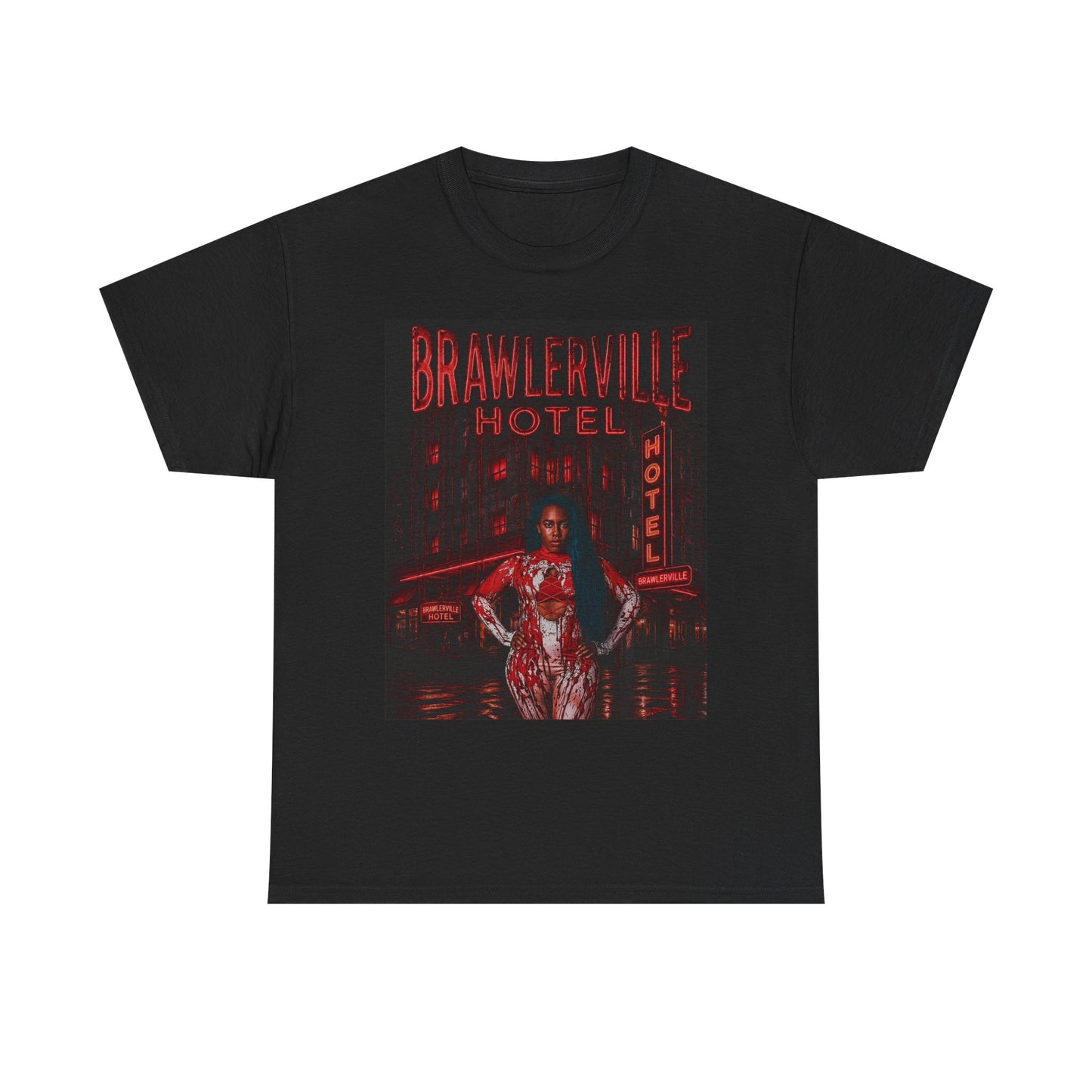 BRITANY KAY " Brawlerville Hotel " Graphic Tee