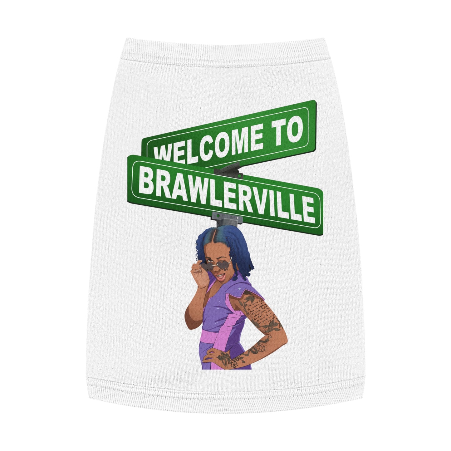 Britany Kay "Welcome to Brawlerville" Pet T-shirts