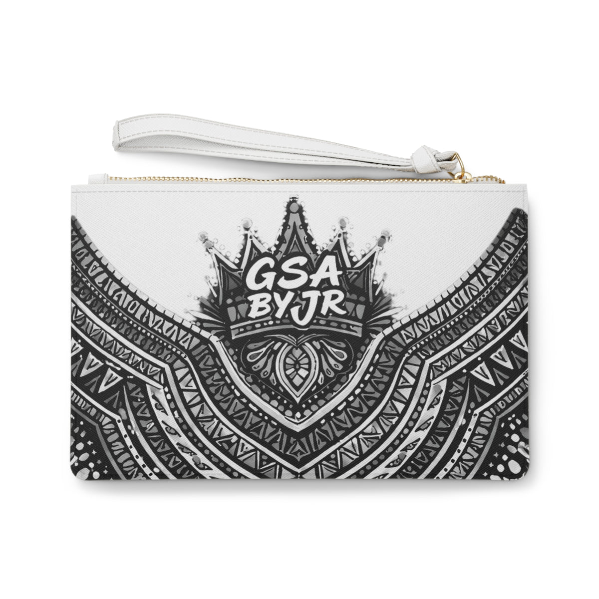 White Boho Clutch Bag