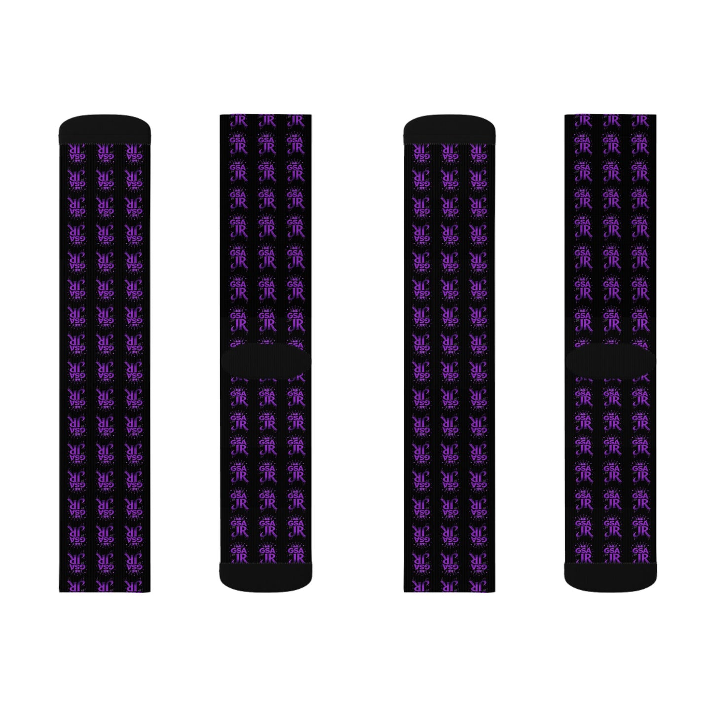 Purple Crew Socks