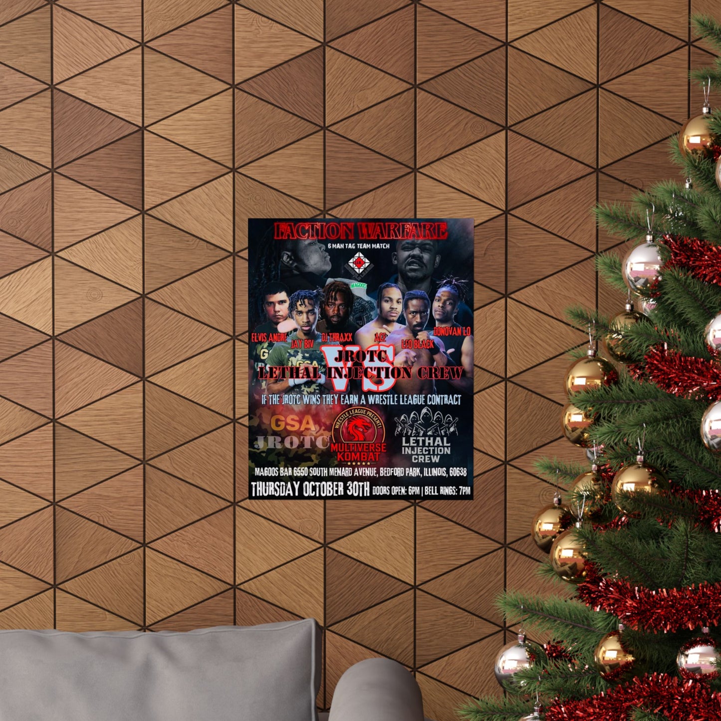THE JROTC VS LIC POSTER ( Multiverse Kombat ) - Version 2