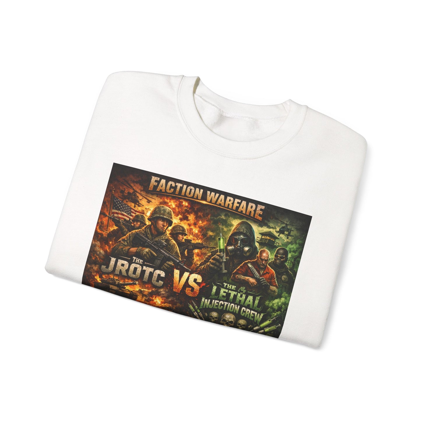 THE JROTC ' WARFARE SWEATSHIRT