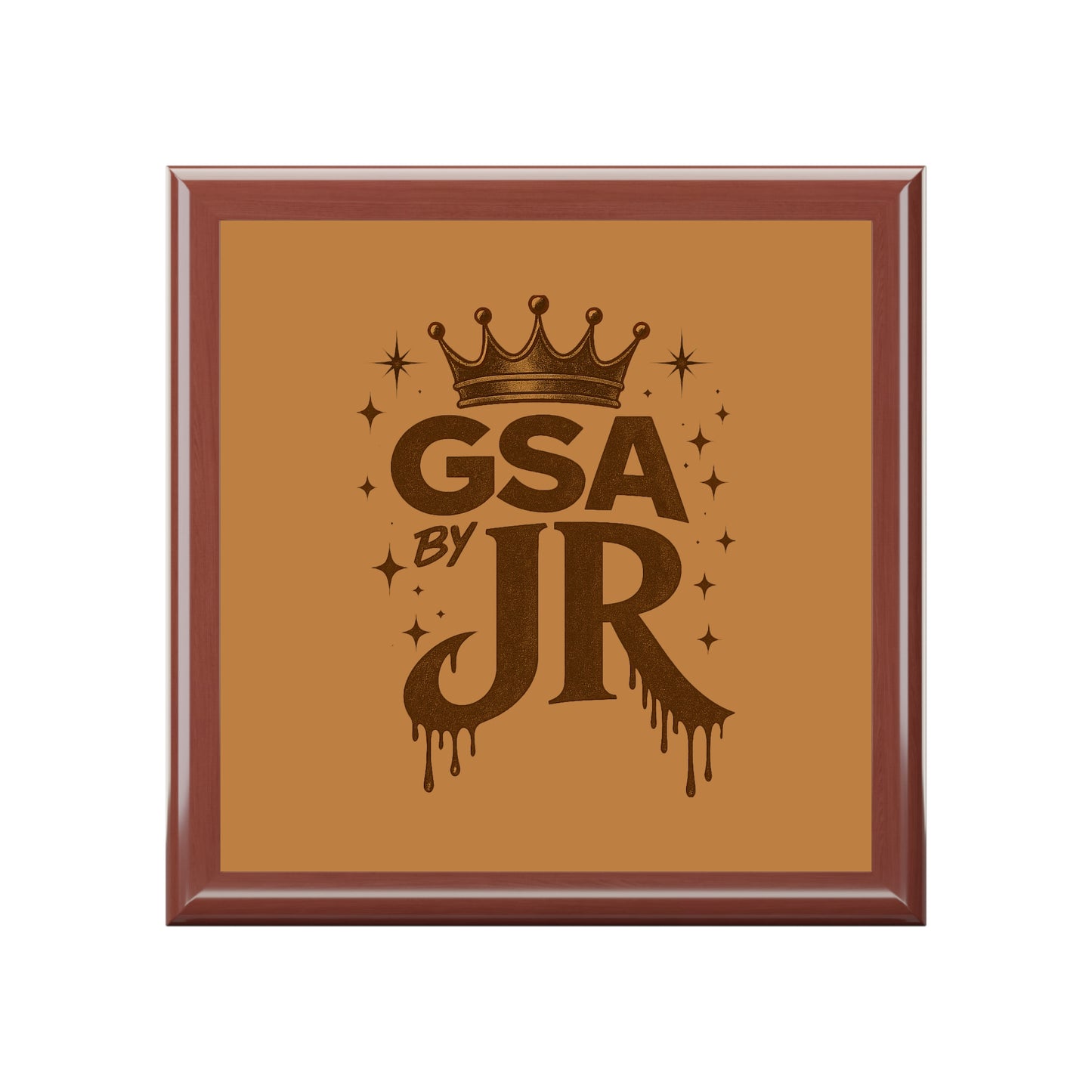 GSA BY JR Gold Jewelry Box