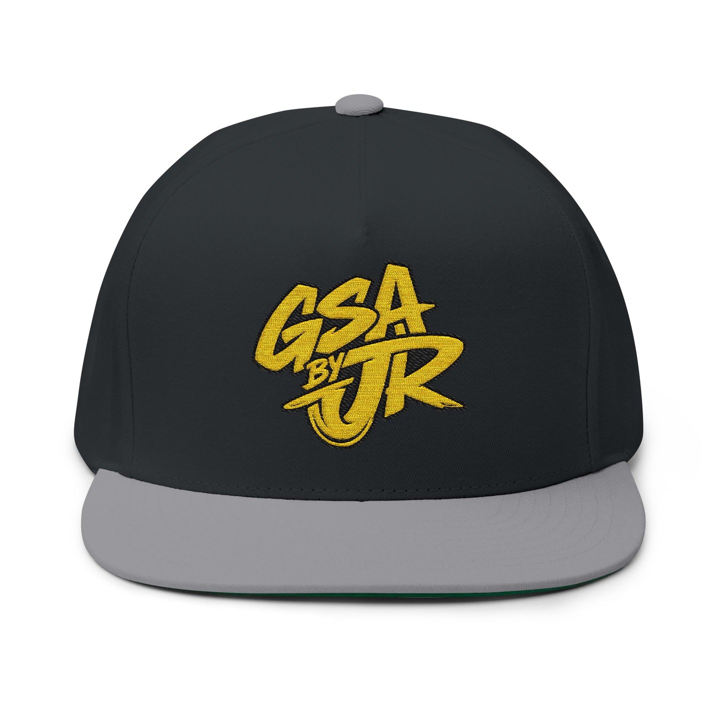 Yellow Graffiti Flat Bill Cap
