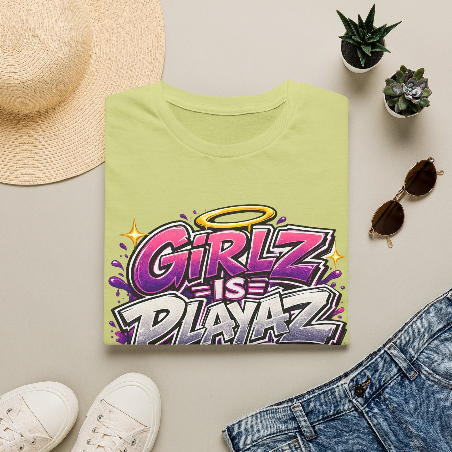 Girlz Is Playaz Too ' Softstyle Tee