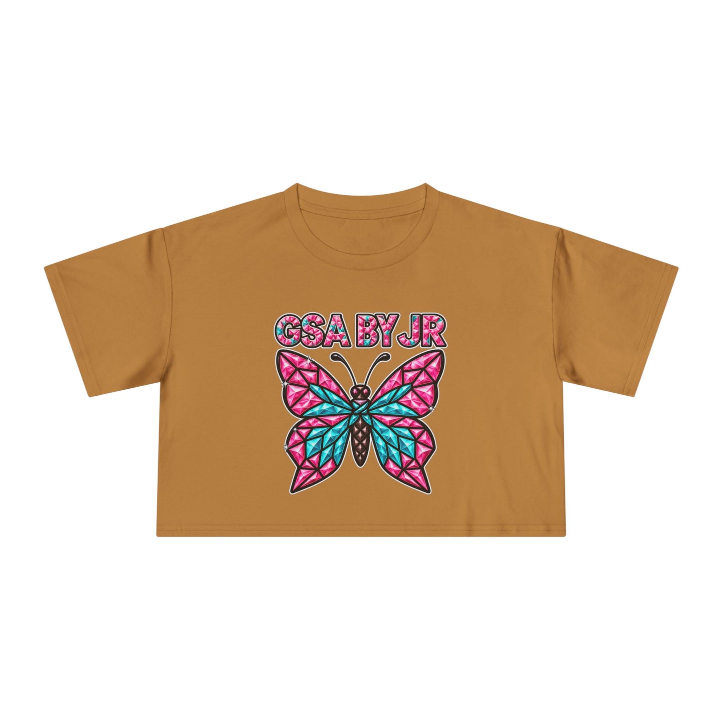 Butterfly Graphic Crop Tee