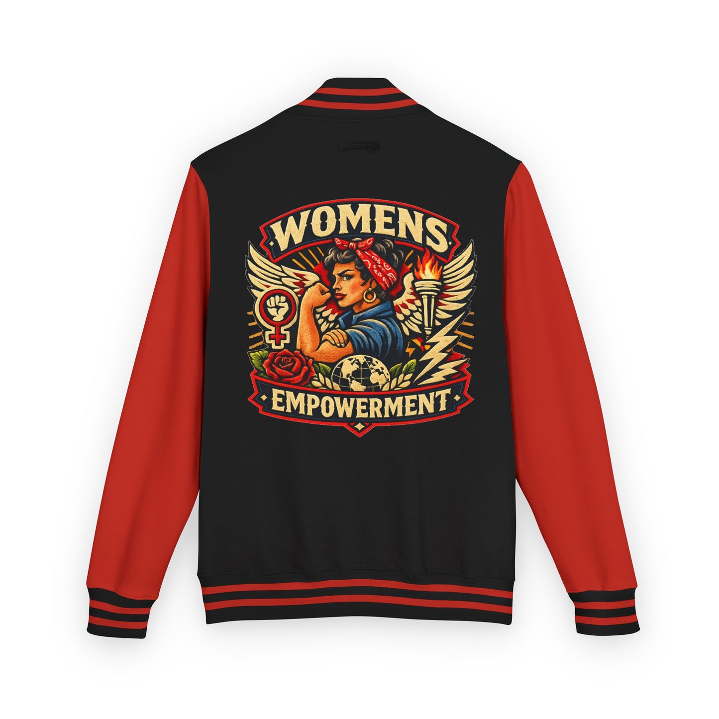GSA BY JR Women Empowerment Letterman Jacket