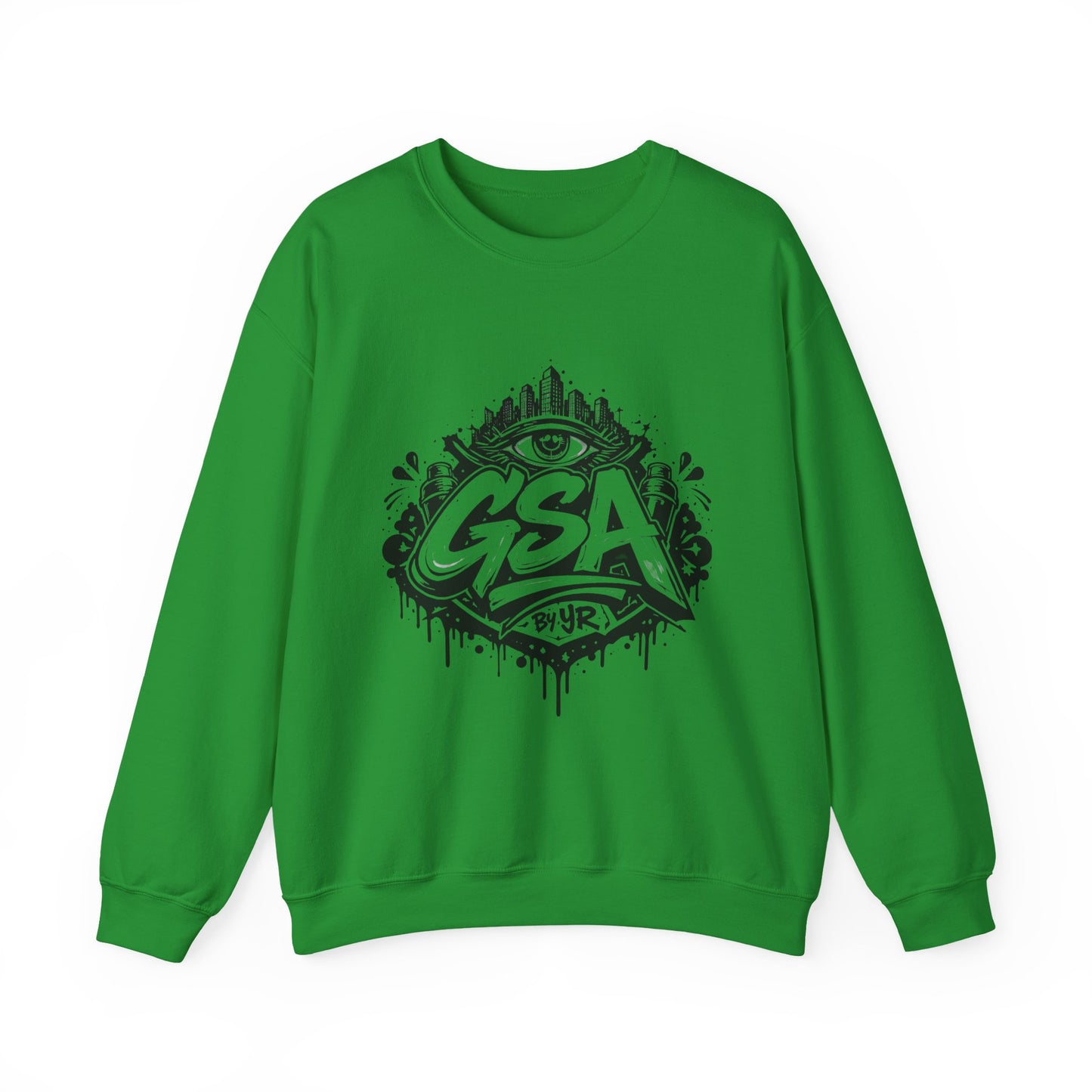 GSA BY JR Graffiti Eye Streetwear Crewneck