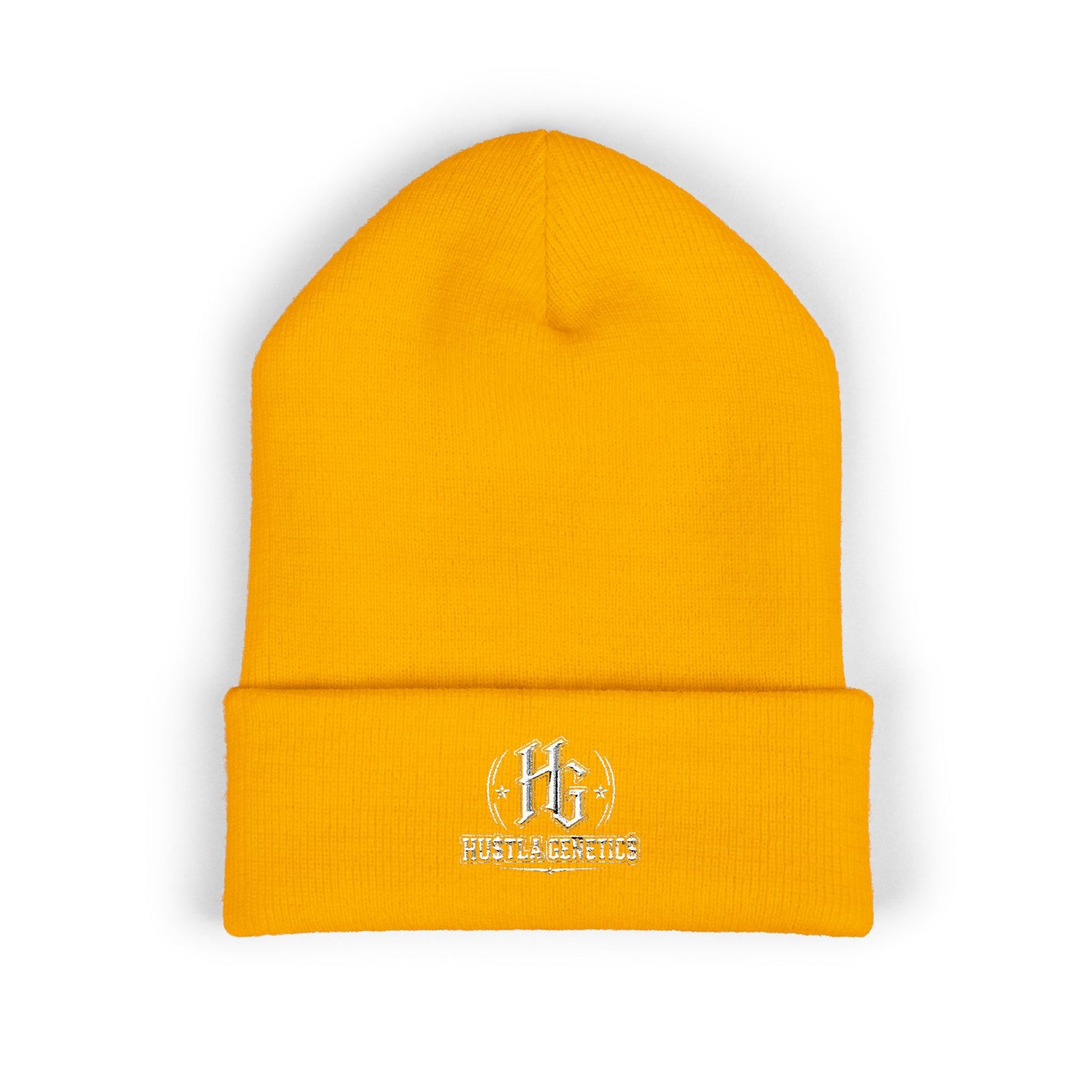 Hustla Genetics Embroidered Cuffed Beanie