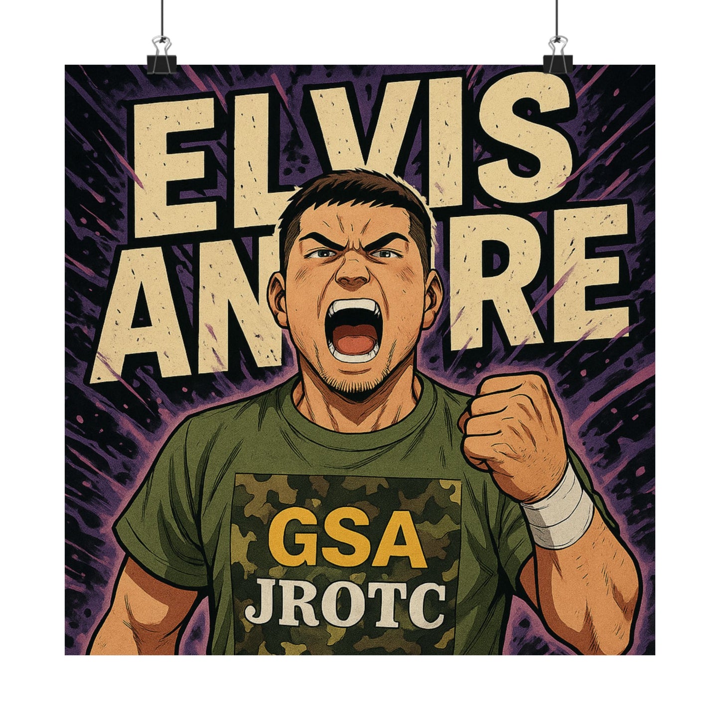 THE JROTC ANIME POSTER: ELVIS ANDRE