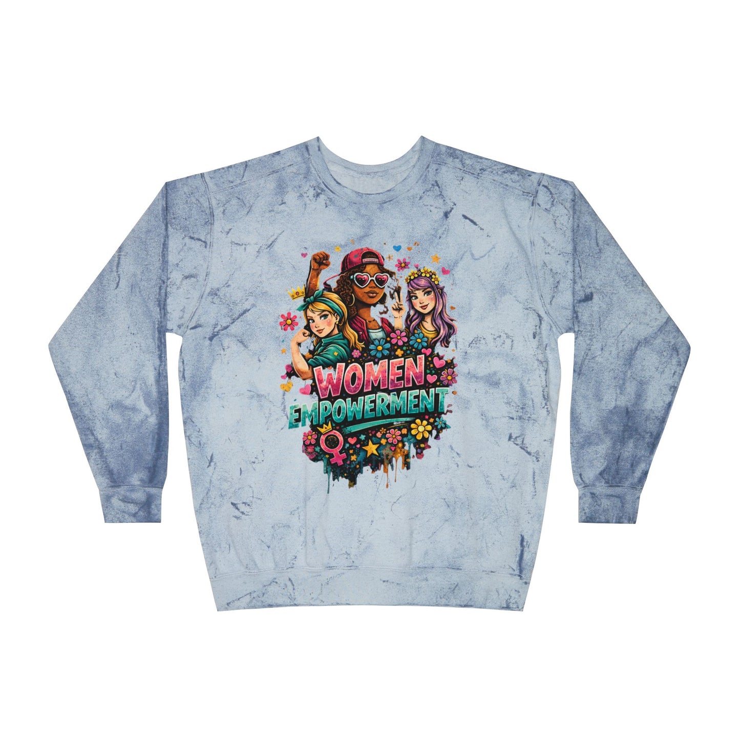 GSA BY JR Women Empowerment Colorblast Sweatshirt