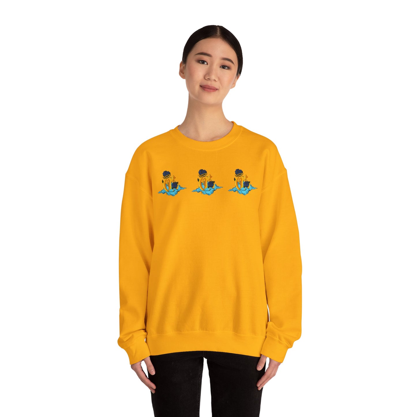 Godly Sweatshirt ( Blue/ Yellow )