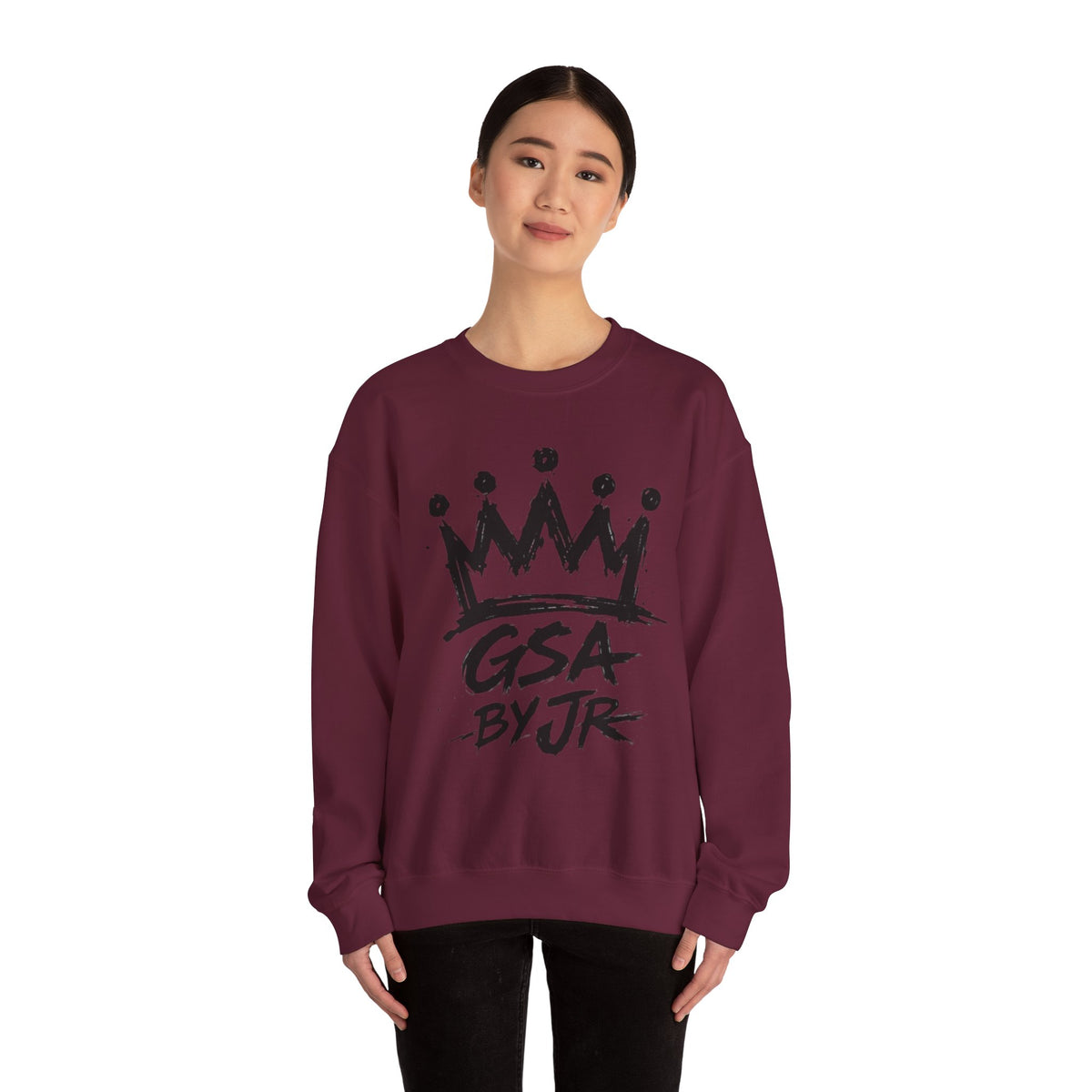 Black Crown' Crewneck Sweatshirt