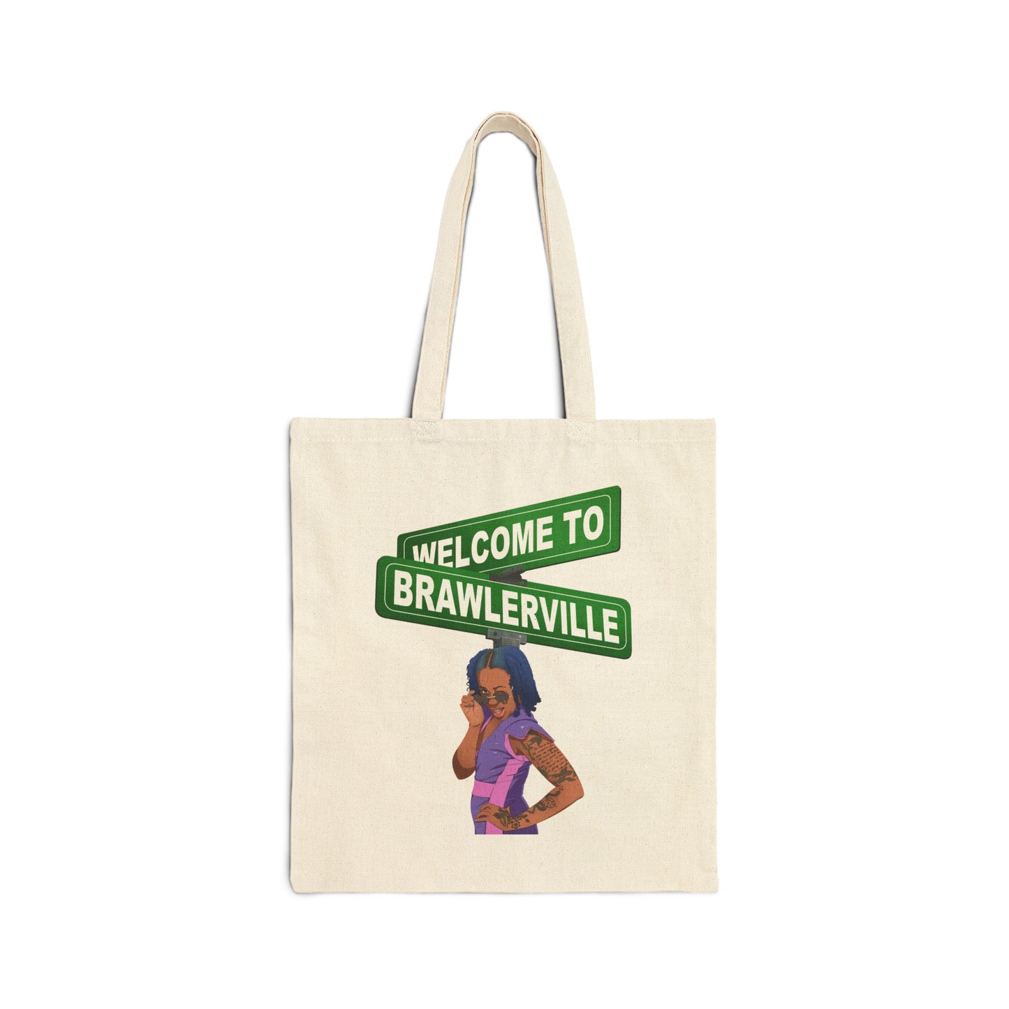 Britany Kay "Welcome to Brawlerville" Tote Bag