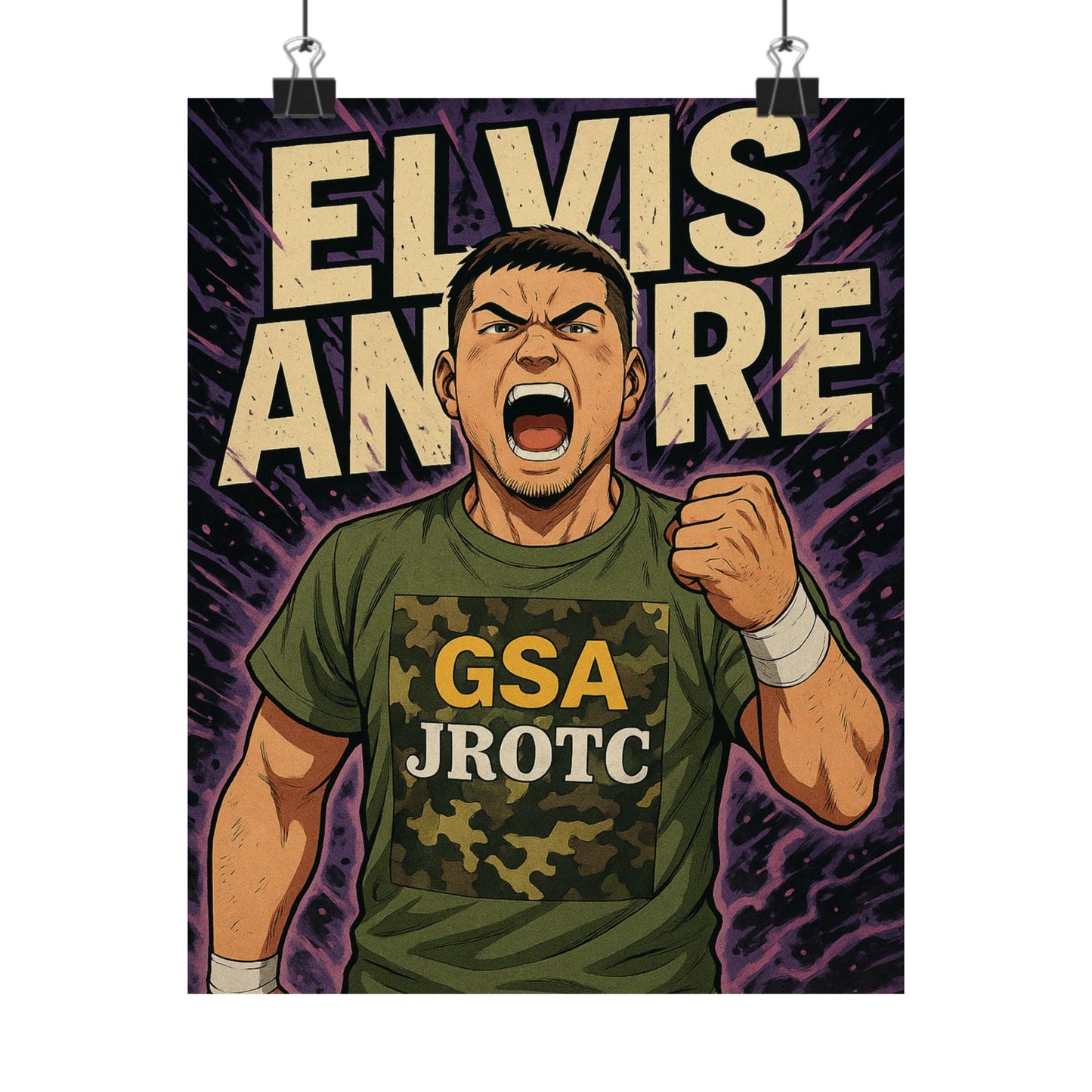 THE JROTC ANIME POSTER: ELVIS ANDRE