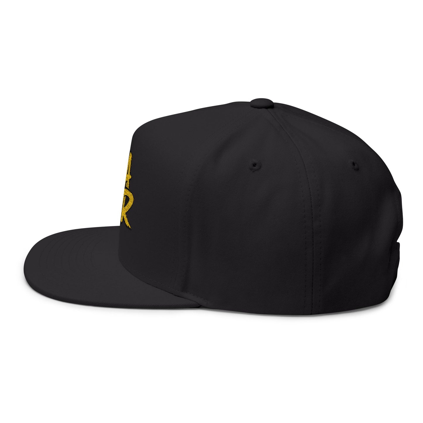 Yellow Graffiti Flat Bill Cap