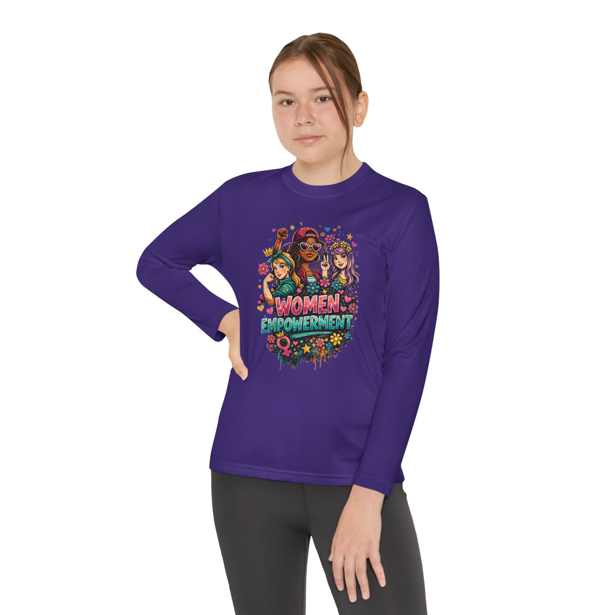 Women Empowerment ' Youth Long Sleeve Tee