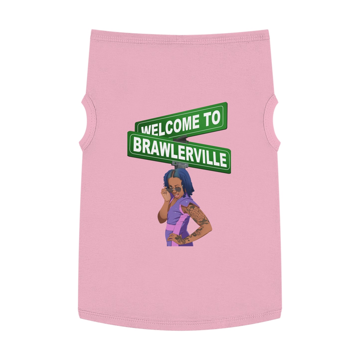 Britany Kay "Welcome to Brawlerville" Pet T-shirts