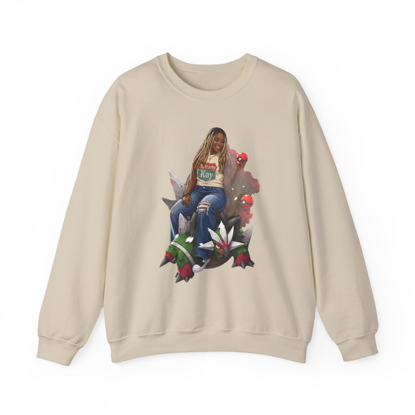 BRITANY KAY Battle Graphic Sweatshirt