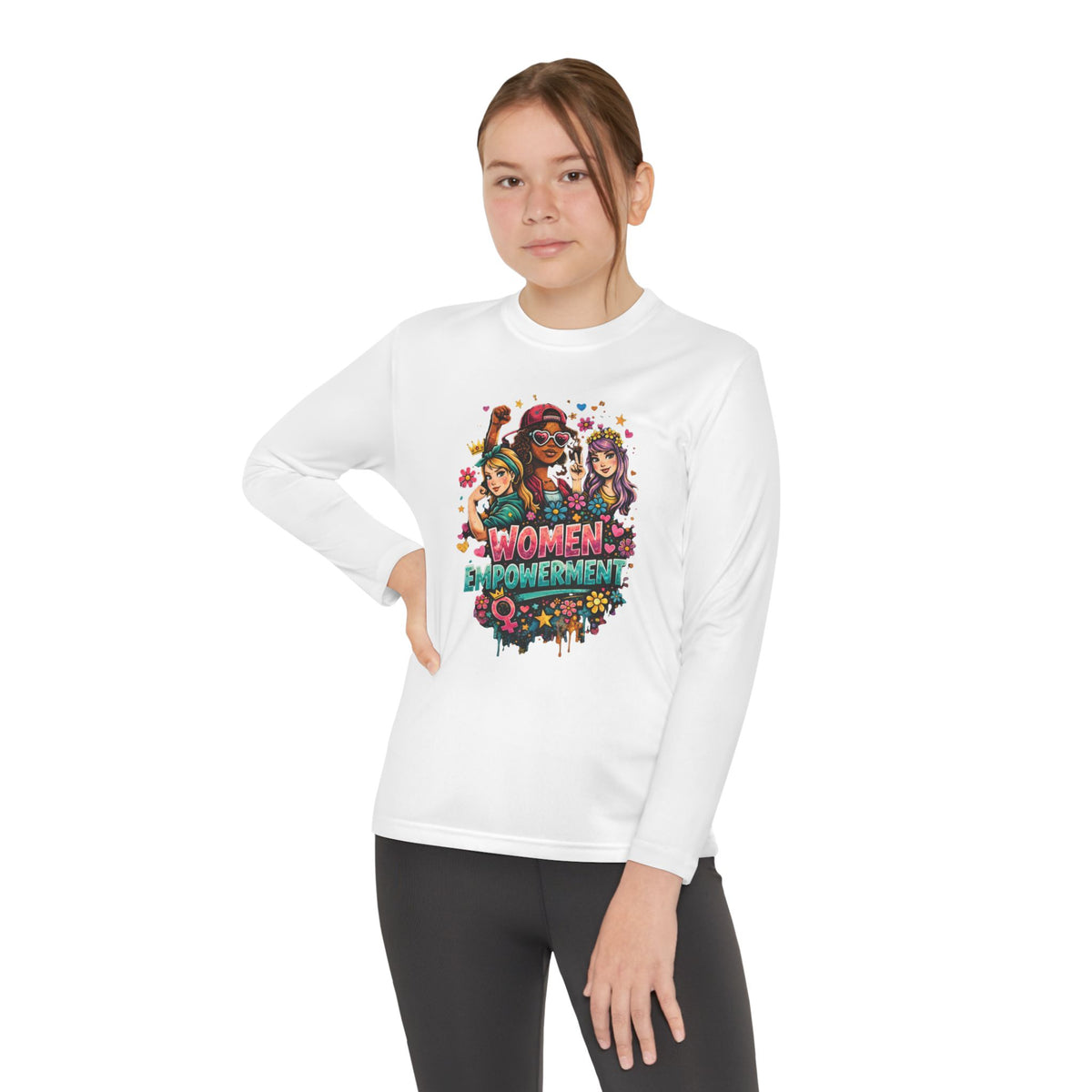 Women Empowerment ' Youth Long Sleeve Tee