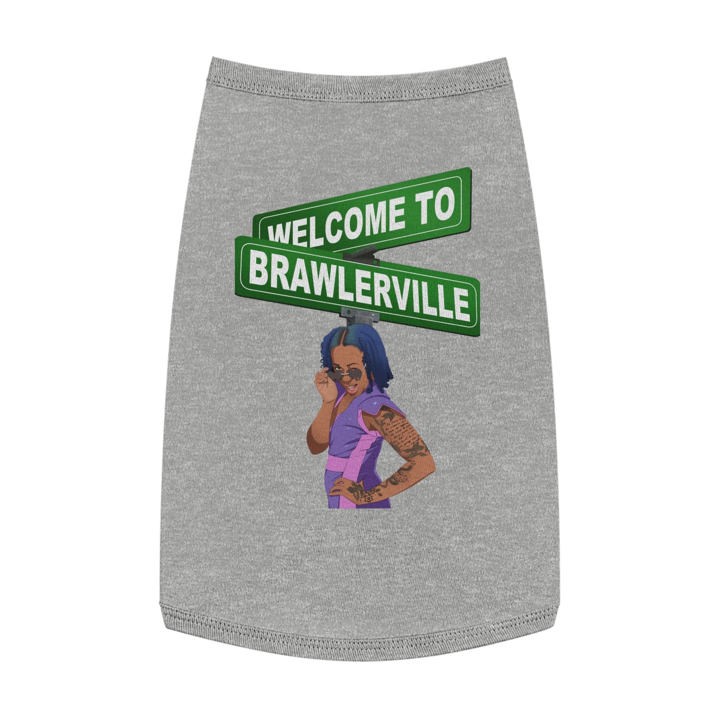 Britany Kay "Welcome to Brawlerville" Pet T-shirts