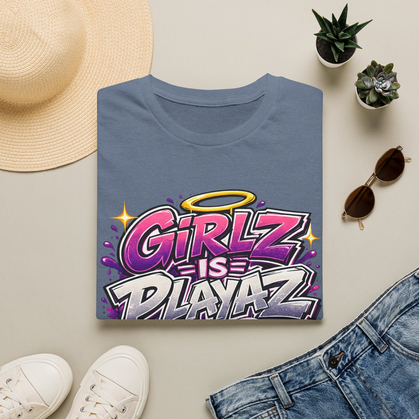 Girlz Is Playaz Too ' Softstyle Tee