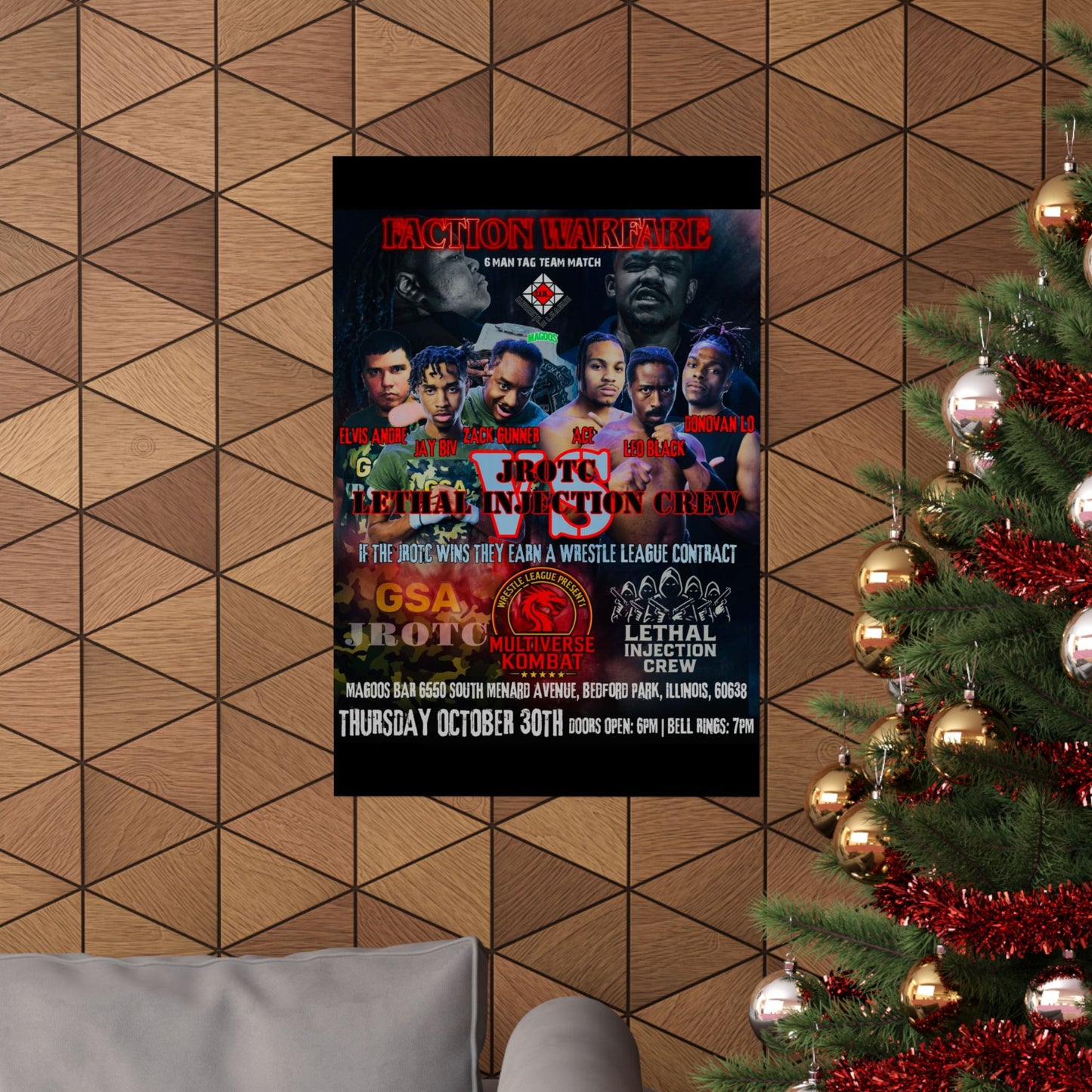 THE JROTC VS LIC POSTER ( Multiverse Kombat ) - Version 1