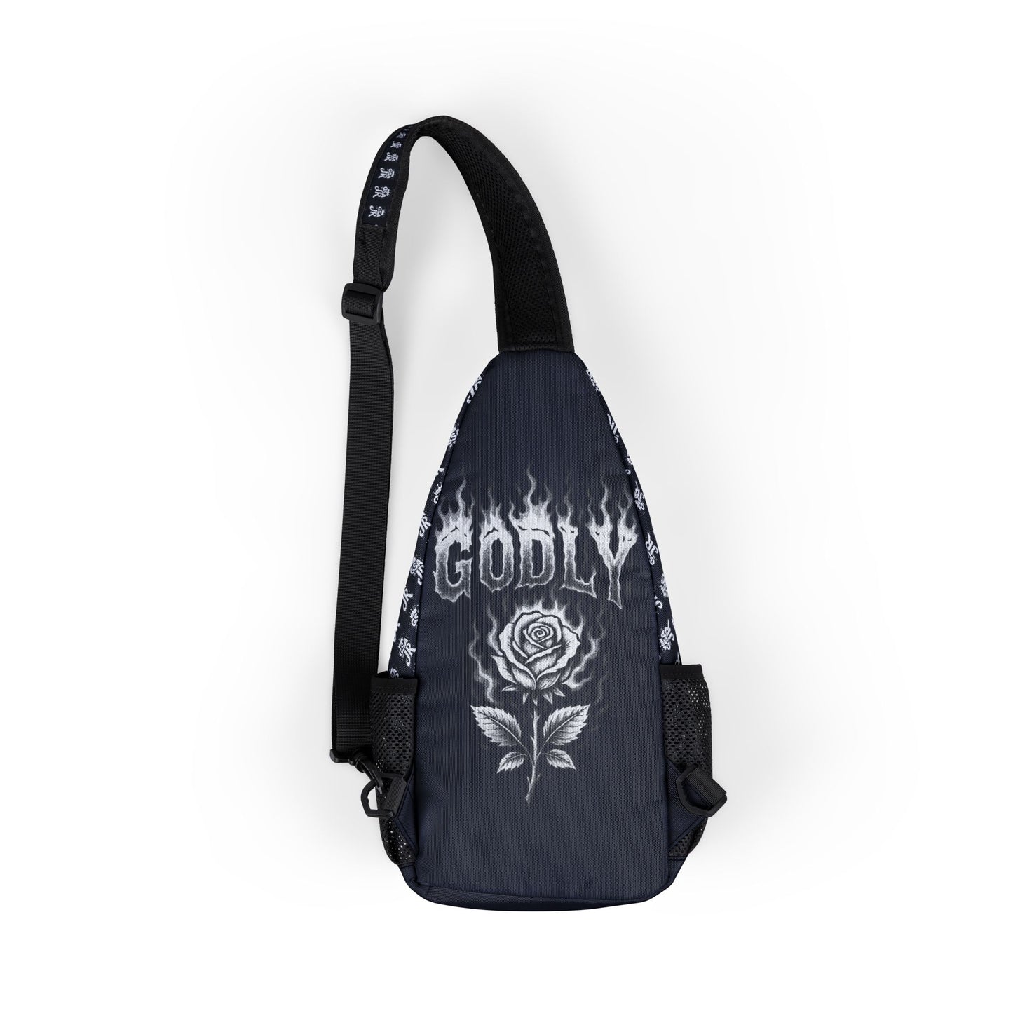 Sling Backpack - Black/White